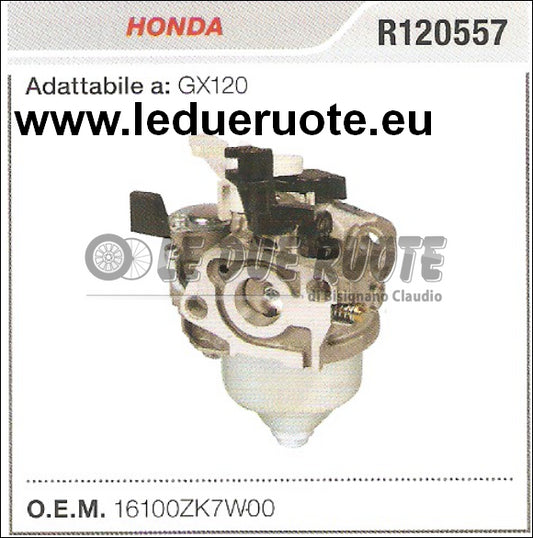 16100ZK7W00 CARBURATORE A VASCHETTA HONDA GX120