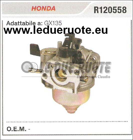 R120558 CARBURATORE A VASCHETTA HONDA GX135