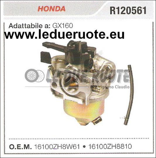 16100ZH8W61 CARBURATORE A VASCHETTA HONDA GX160