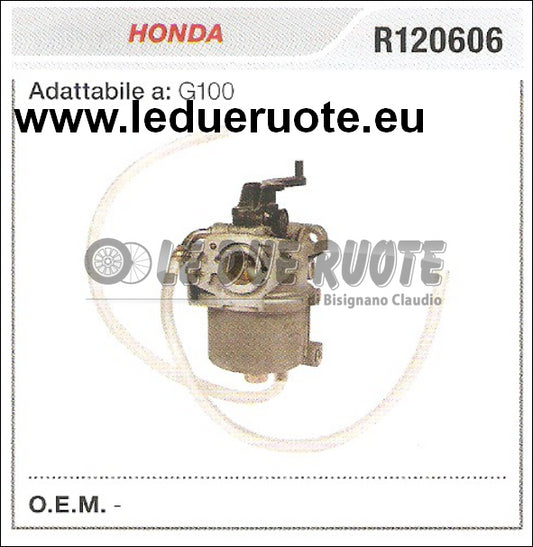 R120606 CARBURATORE A VASCHETTA HONDA G100