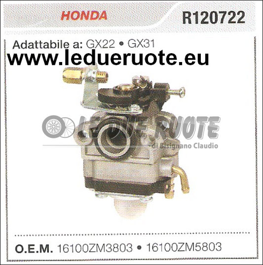 16100ZM5803 CARBURATORE A VASCHETTA HONDA GX22 GX31