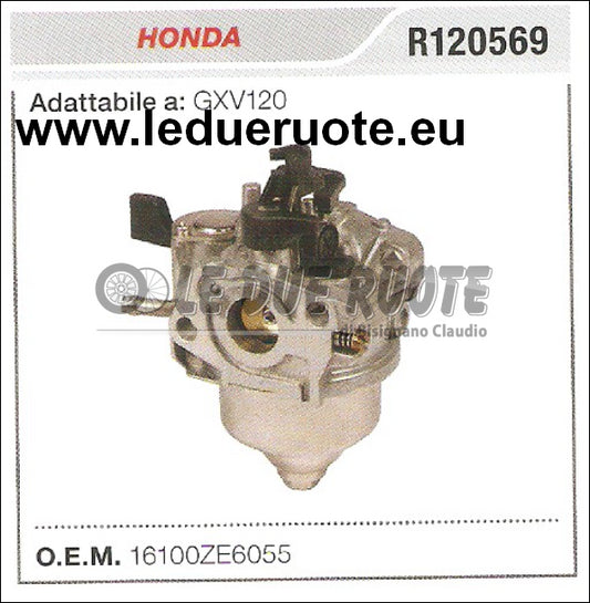16100ZE6055 CARBURATORE A VASCHETTA HONDA GXV120
