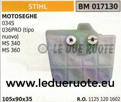 11251201602 FILTRO ARIA elemento filtrante MOTOSEGA STIHL 034S 036PRO MS 340 360