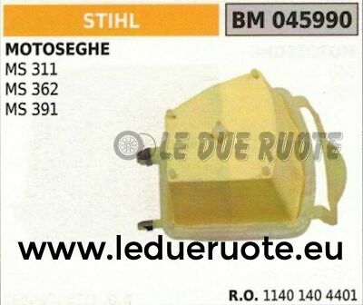 11401404401 FILTRO ARIA MOTOSEGA STIHL MS 311 362 391