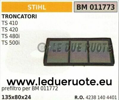 42381404401 FILTRO ARIA TRONCATRICE STIHL TS 410 420 480i 500i 135x80x24