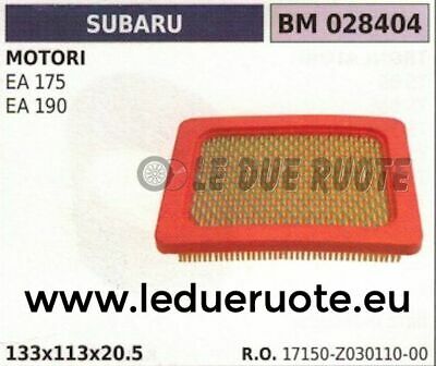 17150Z03011000 FILTRO ARIA MOTORE SUBAR EA 175 190 133x113x20.5