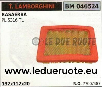 77007487 FILTRO ARIA RASAERBA TOSAERBA LAMBORGHINI PL 5316 TL 132x112x20