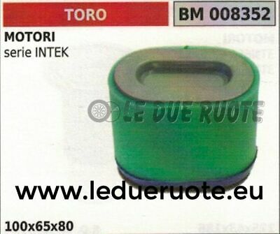 FILTRO ARIA COMPLETO MOTORE TORO SERIE INTEK 100x65x80