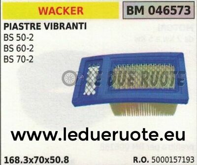 5000157193 FILTRO ARIA COMPLETO PIASTRA VIBRANTE WACKER BS 50-2 60-2 70-2