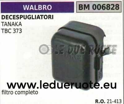21413 FILTRO ARIA COMPLETO DECESPUGLIATORE TAS TANAKA TBC 373 CARBURATORE WALBRO