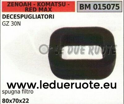 SPUGNA FILTRO ARIA DECESPUGLIATORE ZENOAH KOMATSU RED MAX GZ 30N 80x70x22