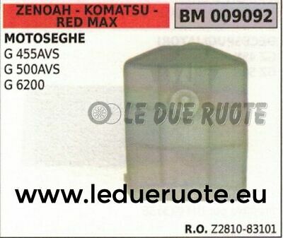 Z281083101 FILTRO ARIA MOTOSEGA ZENOAH KOMATSU RED MAX G 455AVS 500AVS 6200