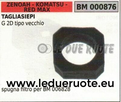 SPUGNA FILTRO ARIA TAGLIASIEPE TOSASIEPI ZENOAH KOMATSU RED MAX G2D vecchio tipo