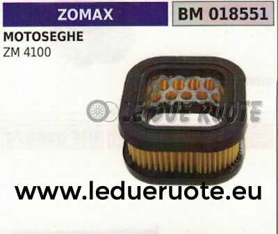 FILTRO ARIA COMPLETO elemento filtrante MOTOSEGA ZOMAX ZM 4100