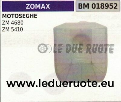 FILTRO ARIA COMPLETO elemento filtrante MOTOSEGA ZOMAX ZM 4680 5410