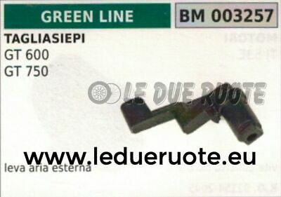 LEVA ARIA ESTERNA FILTRO ARIA TAGLIASIEPI TOSASIEP GREENLINE GREENCUT GT 600 750