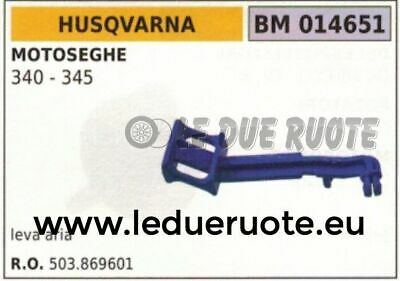 503869601 ASTA leva levetta FILTRO ARIA MOTOSEGA HUSQVARNA 340 345