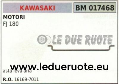 161697011 ASTA leva levetta FILTRO ARIA MOTORE KAWASAKI FJ 180