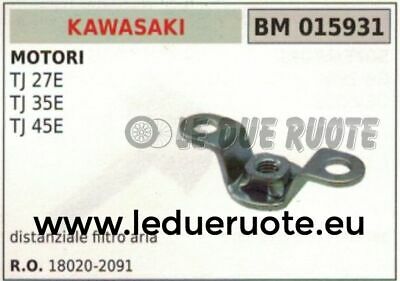 180202091 DISTANZIALE in metallo FILTRO ARIA MOTORE KAWASAKI TJ 27E 35E 45E