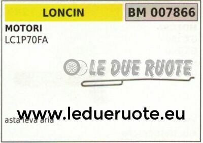 ASTA leva levetta FILTRO ARIA MOTORE LONCIN LC1P70FA