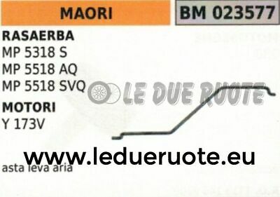 ASTA leva levetta FILTRO ARIA RASAERBA MAORI MP 5318S 5518AQ 5518SVQ MOTORE Y173