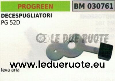 LEVA LEVETTA APERTURA ARIA DECESPUGLIATORE PROGREEN GREENCUT PG 52D