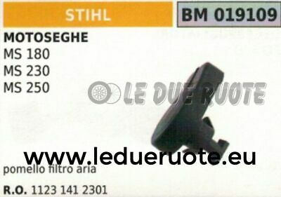 11231412301 POMELLO MANICO VITE FILTRO ARIA MOTOSEGA STIHL MS 180 230 25