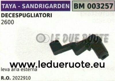 2022910 LEVA LEVETTA ESTERNA FILTRO ARIA DECESPUGLIATORE TAYA SANDRIGARDEN 2600