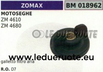 GALLETTO VITE MANOPOLA FILTRO ARIA MOTOSEGA ZOMAX ZM 4610 4680