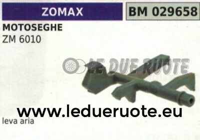 LEVA ASTA COMPLETA APERTURA CHIUSURA ARIA MOTOSEGA ZOMAX ZM 6010 60cc