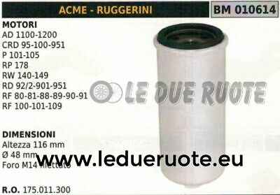 175011300 FILTRO OLIO MOTORE ACME RUGGERINI RD951 RF 80 81 88 89 90 91 100 101