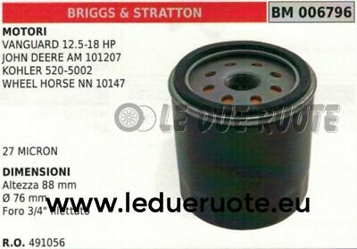 276217536 FILTRO OLIO MOTORE INTERMOTOR LOMBARDINI RP 320 360 388 500 600 RW 380