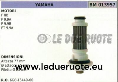 6G81344000 FILTRO OLIO MOTORE YAMAHA F 8B 9.9A 9.9B FT 9.9A 77x15x23