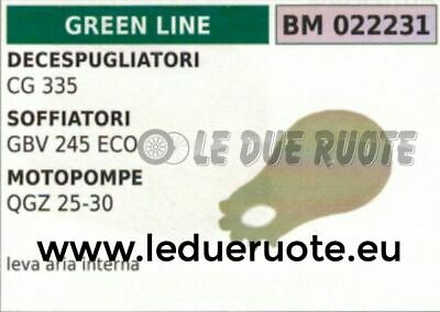 LEVA INTERNA APERTURA CHIUSURA ARIA SOFFIATORE GREENLINE GREENCUT GBV 245 ECO