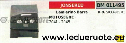 503492501 LAMIERINO BARRA MOTOSEGA JONSERED 2041 2045