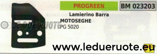 LAMIERINO BARRA MOTOSEGA PROGREEN PG 5020