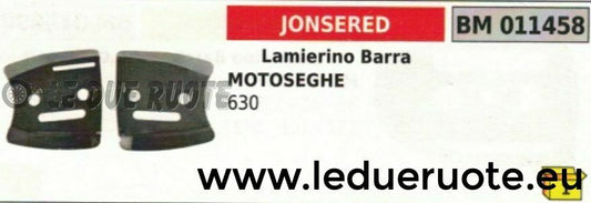 COPPIA KIT LAMIERINO BARRA MOTOSEGA JONSERED 630