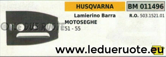 503152101 LAMIERINO BARRA MOTOSEGA HUSQVARNA 51 55