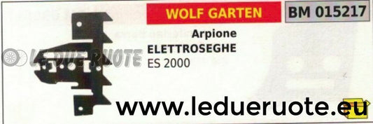 ARPIONE ROSTRO MOTOSEGA ELETTRICA ELETTROSEGA WOLF GARTEN ES 2000