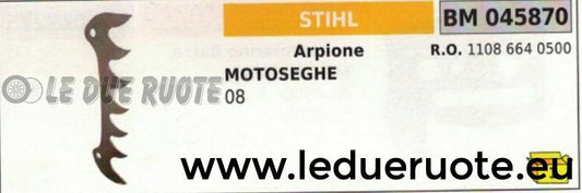11086640500 ARPIONE ROSTRO MOTOSEGA STIHL 08 08