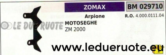 4000011104 ARPIONE ROSTRO MOTOSEGA ZOMAX ZM 2000