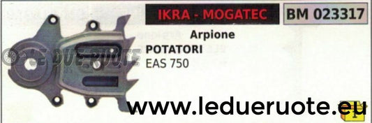ARPIONE ROSTRO LAMIERINO BARRA POTATORE MOTOSEGA IKRA MOGATEC EAS 750