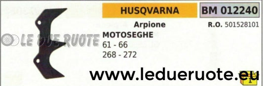 501528101 ARPIONE ROSTRO MOTOSEGA HUSQVARNA 61 66 268 272