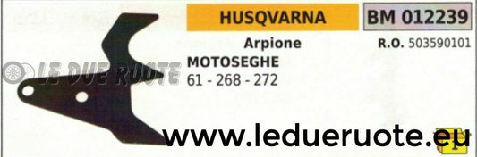 503590101 ARPIONE ROSTRO MOTOSEGA HUSQVARNA 61 268 272