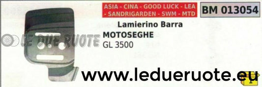 LAMIERINO BARRA MOTOSEGA CINESE IMPORTAZIONE SANDRIGARDEN SWM MTD CINA GL 3500
