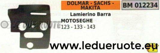 LAMIERINO BARRA 2 MOTOSEGA DOLMAR SACHS MAKITA 123 133 143