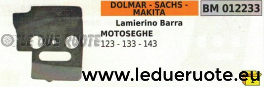 LAMIERINO BARRA MOTOSEGA DOLMAR SACHS MAKITA 123 133 143