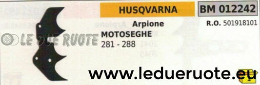 501918101 ARPIONE ROSTRO MOTOSEGA HUSQVARNA 281 288