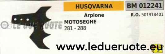 501918401 ARPIONE ROSTRO MOTOSEGA HUSQVARNA 281 288