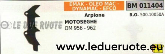 50010050 ARPIONE ROSTRO MOTOSEGA EMAK OLEOMAC 956 962 DYNAMAC EFCO